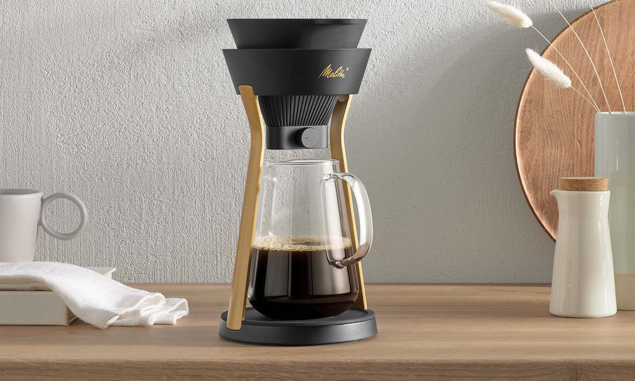 Zaparzacz do kawy Melitta AMANO typu Pour Over czarny/złoty
