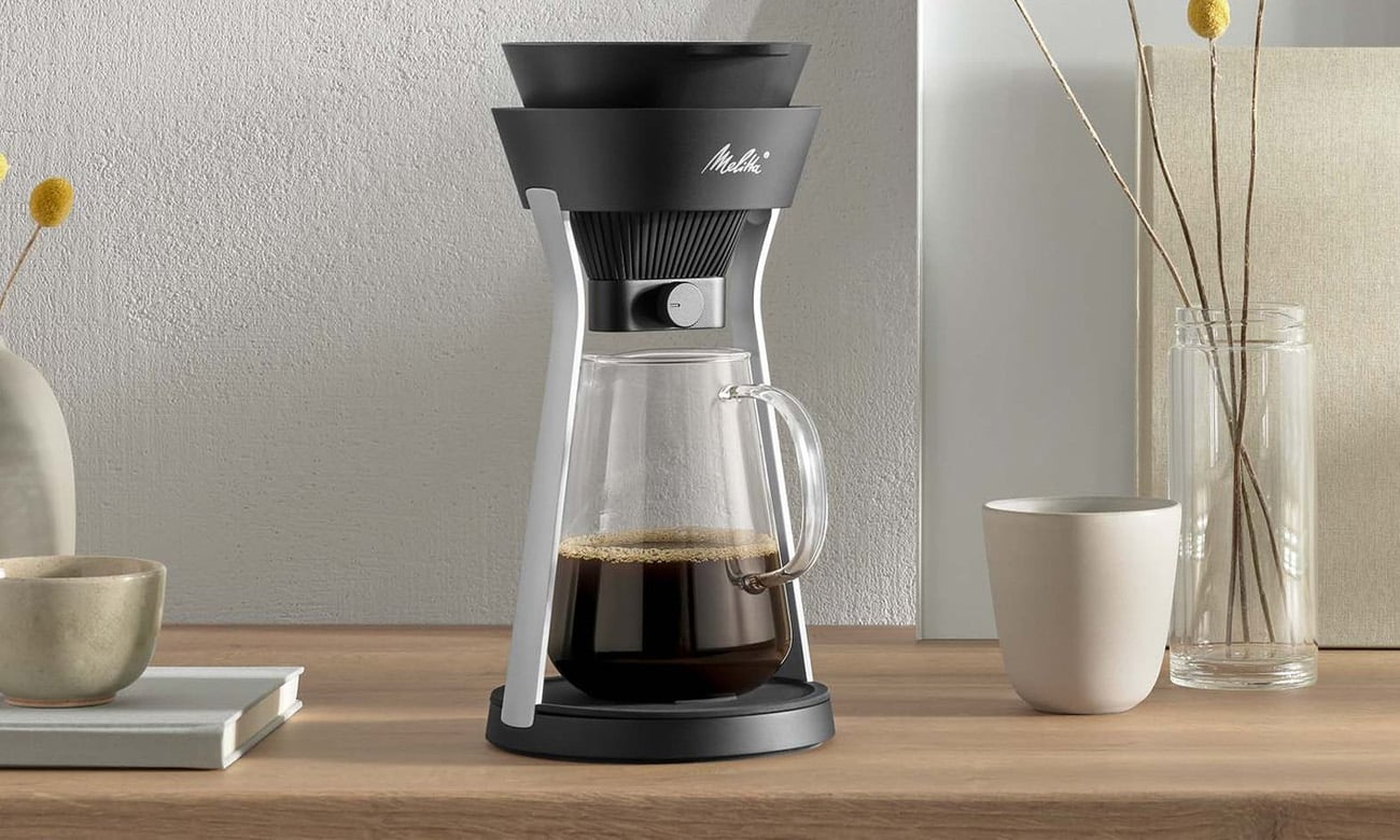 Zaparzacz do kawy Melitta AMANO typu Pour Over czarny/srebrny
