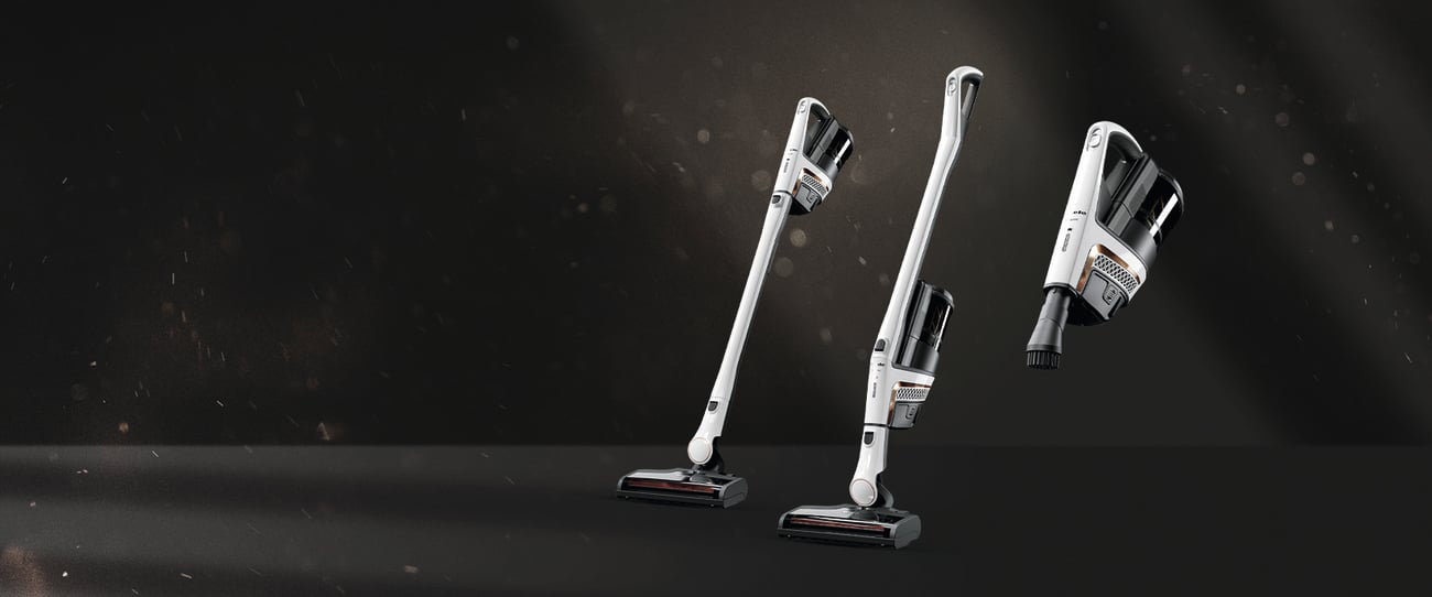 Odkurzacz pionowy Miele Triflex HX2 Racer tryby pracy