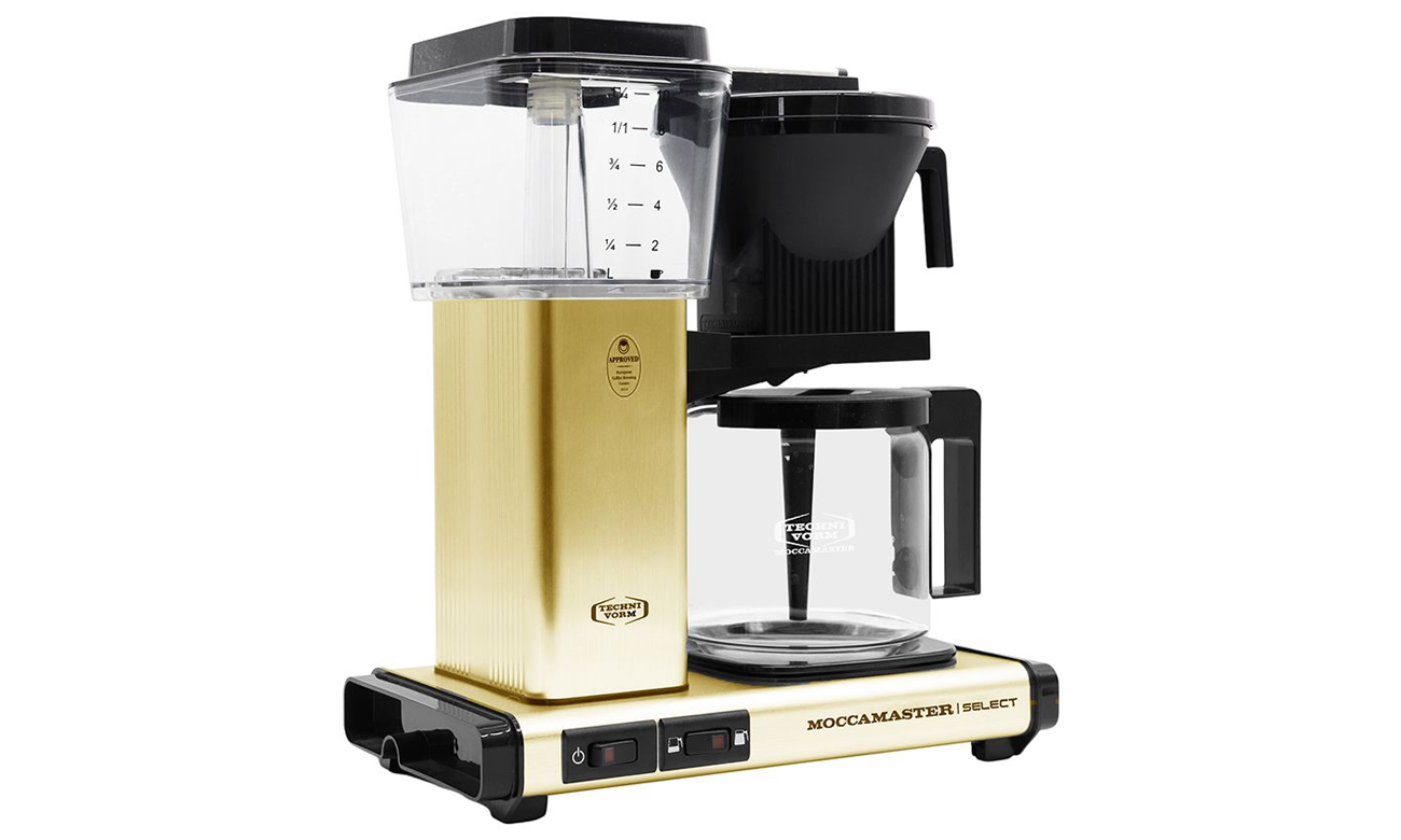 Ekspres przelewowy Moccamaster KBG 741 Select - Brushed Brass precyzyjny smak kawy