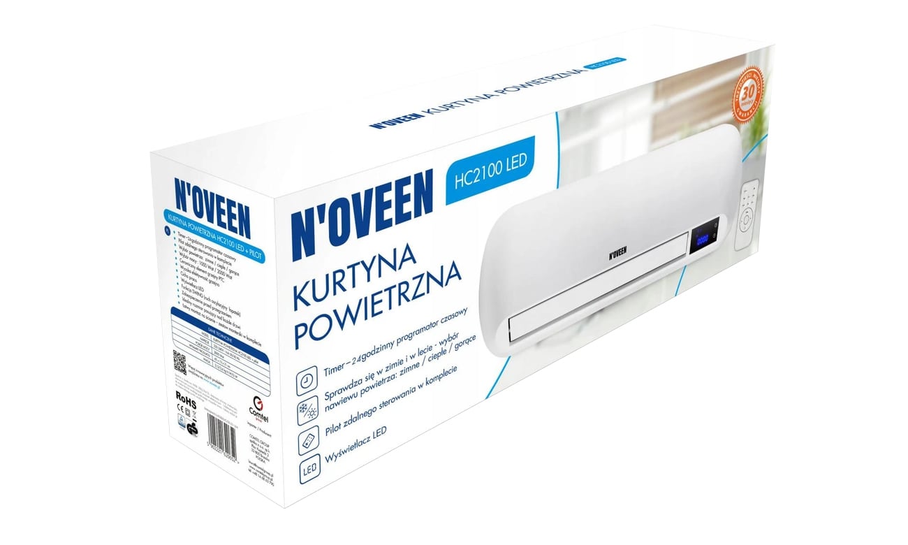 Kurtyna powietrzna N'oveen HC2100 LED