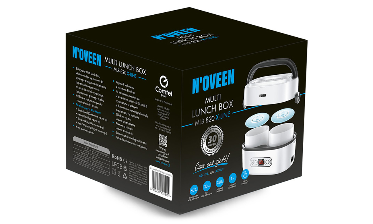 Multi Lunch Box N'oveen MLB820 X-LINE