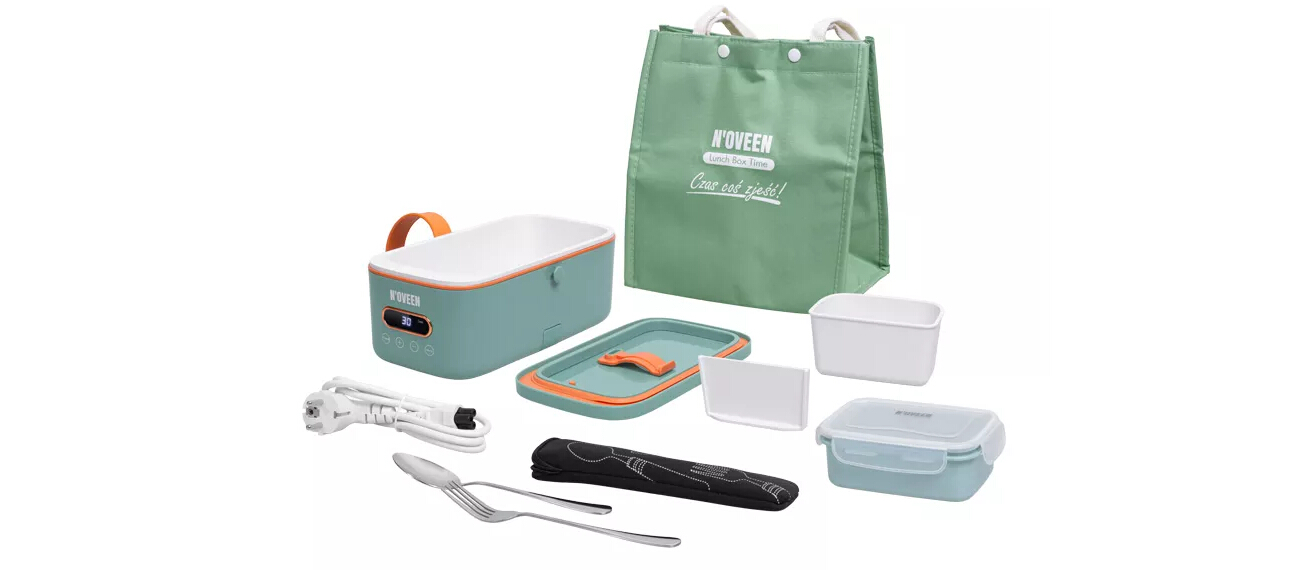 Elektryczny podgrzewacz żywności N'oveen Multi Lunch Box MLB911 Xline Green