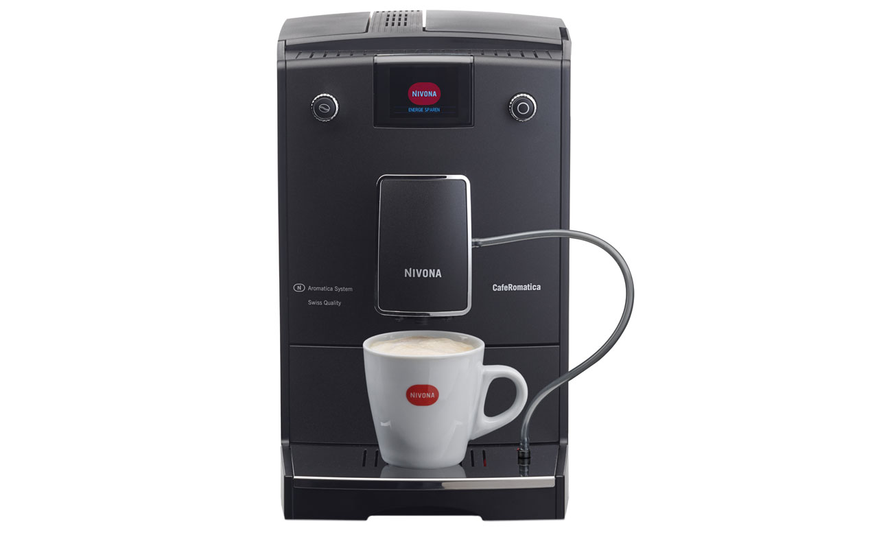 Elegancki design ekspresu Nivona CafeRomatica 758 z trybem eco