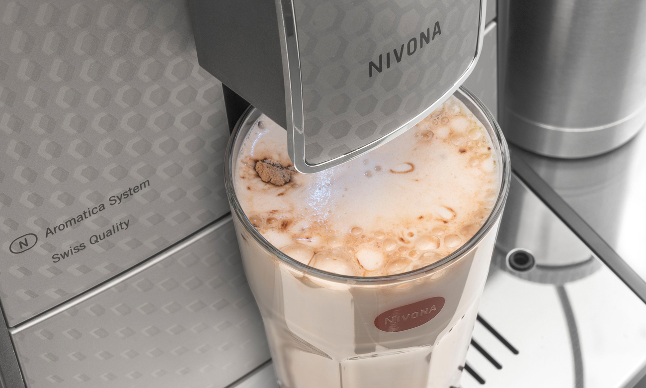 OneTouch Spumatore w ekspresie do kawy Nivona CafeRomatica 768 z regulacją temperatury i mocy kawy