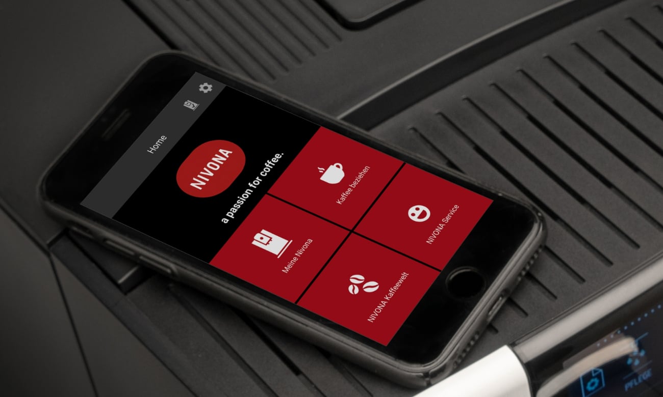 Aplikacja NIVONA-App dla ekspresów do kawy Nivona