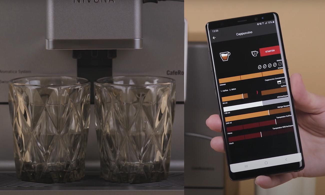 Aplikacja NIVONA-App dla ekspresów do kawy Nivona
