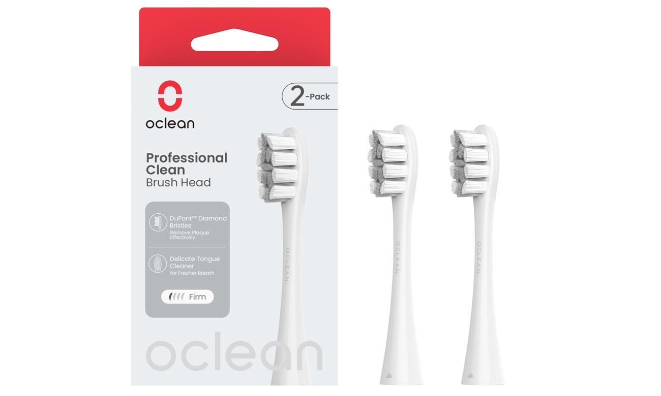 Oclean Końcówki Professional Clean P1C10 szary 2 szt.