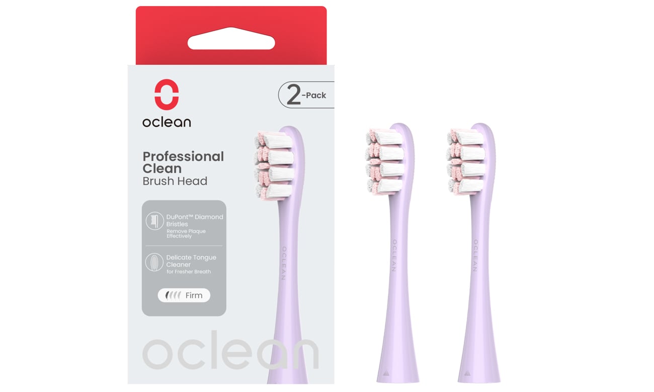Oclean Końcówki Professional Clean P1C10 fioletowy 2 szt.