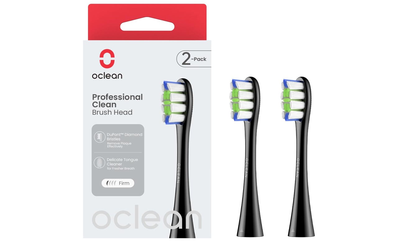 Końcówki Oclean Professional Clean P1C5 B02 czarny 2 szt.