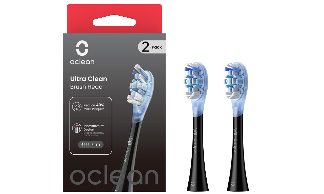 Końcówki do szczoteczki Oclean  Ultra Clean UC01 czarny 2 szt.