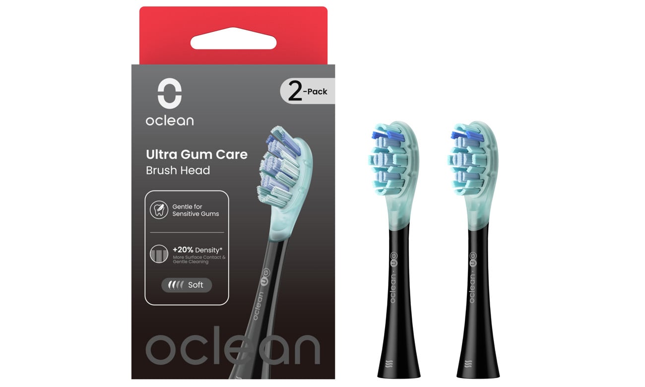 Końcówki do szczoteczki Oclean Ultra Gum Care UG01 czarny 2 szt.
