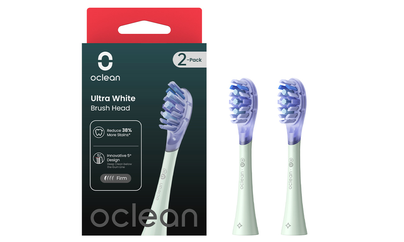 Końcówki do szczoteczki Oclean Ultra White UC02 miętowy 2 szt.