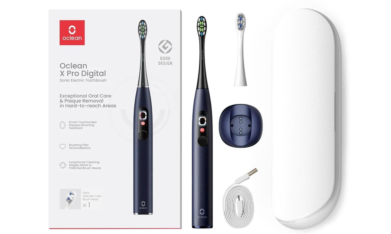 Szczoteczka soniczna Oclean X Pro Digital granatowa