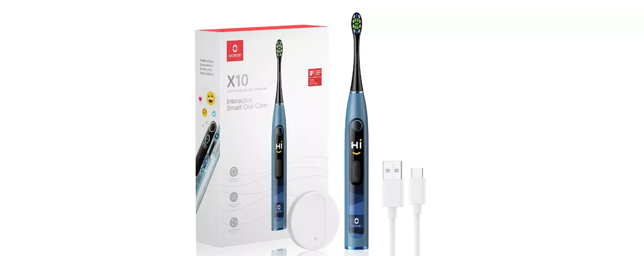 Szczoteczka soniczna Oclean X10 niebieska