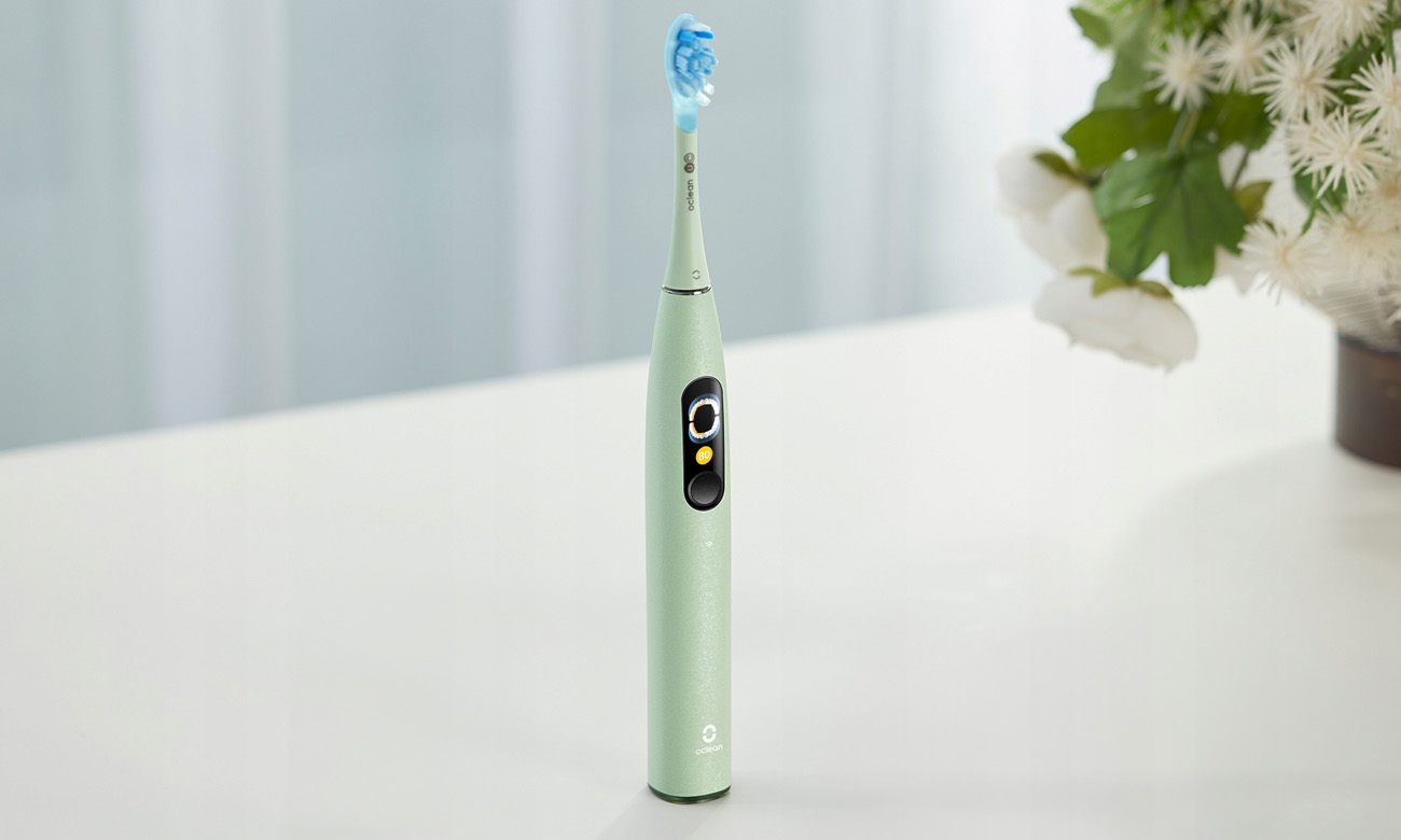 Szczoteczka soniczna Oclean X Ultra zestaw z etui i końcówkami miętowa
