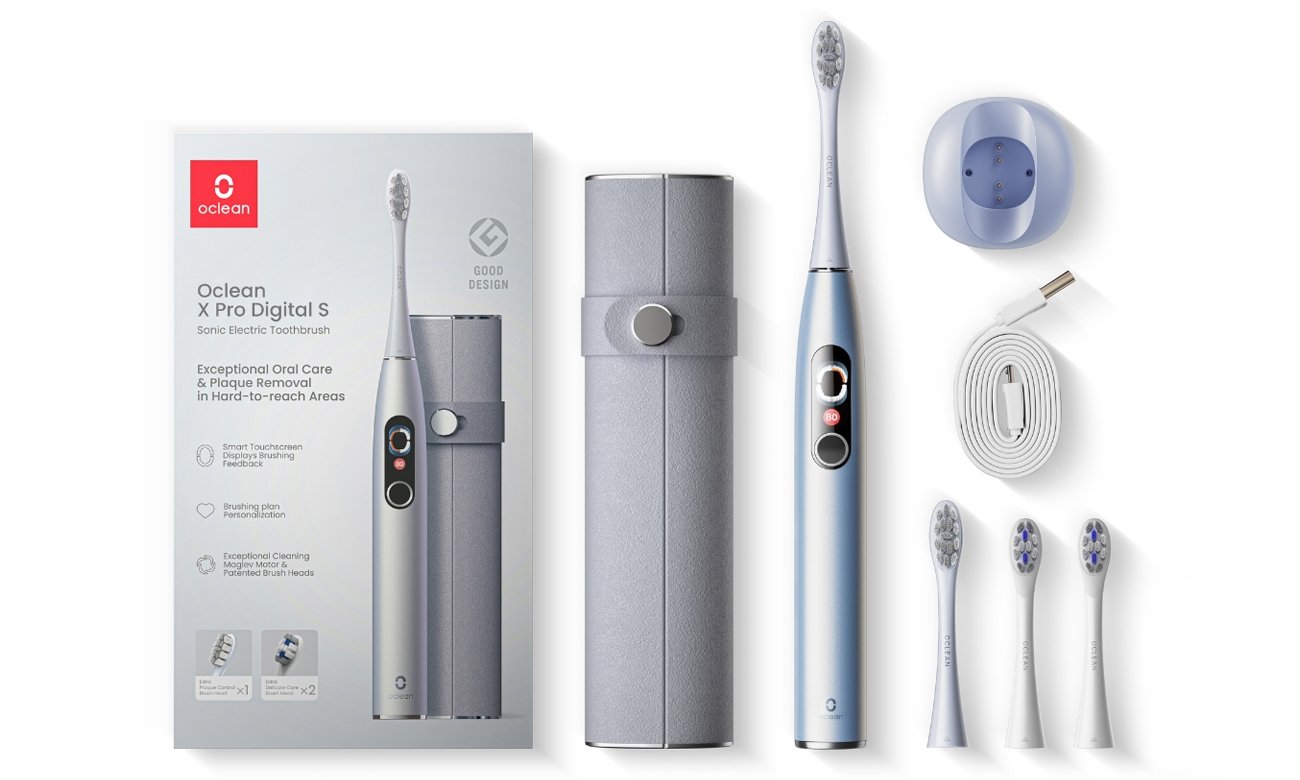 Szczoteczka soniczna Oclean X Pro Digital srebrna