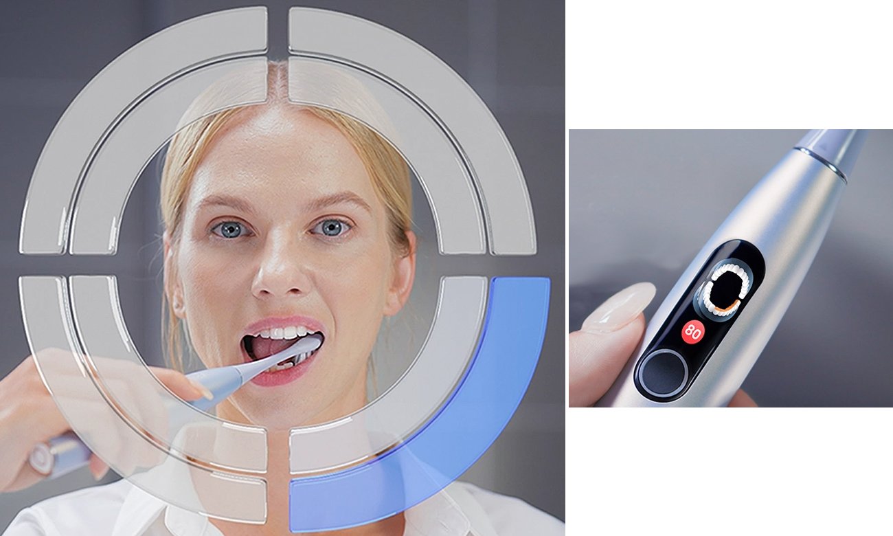 Szczoteczka soniczna Oclean X Pro Digital srebrna