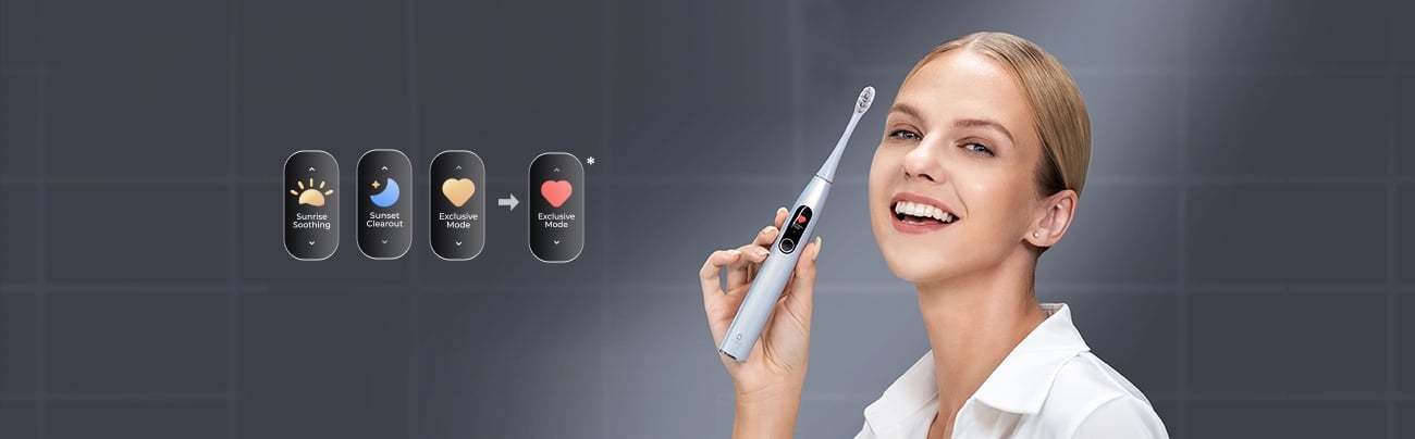 Szczoteczka soniczna Oclean X Pro Digital srebrna