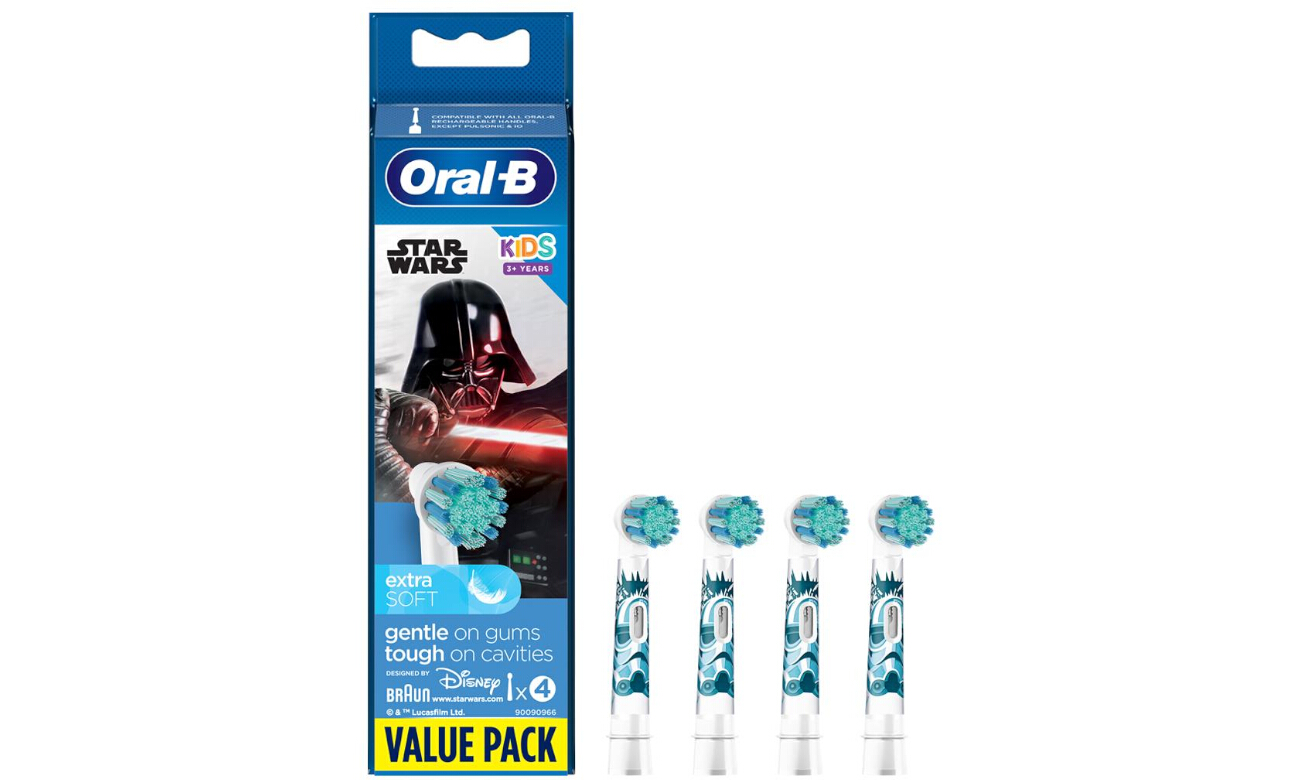  Końcówki do szczoteczek do zębów Oral-B EB10-4 Star Wars