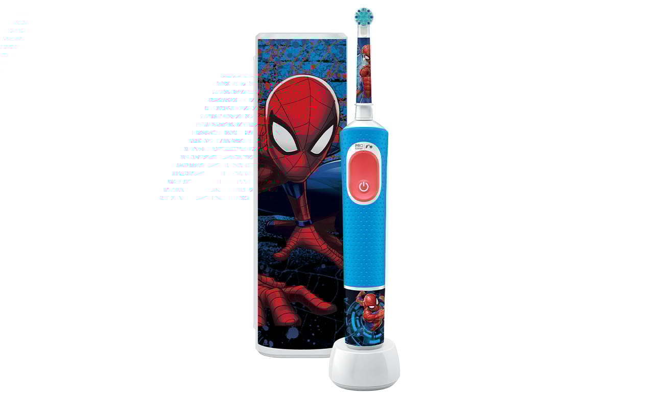 Szczoteczka elektryczna Oral-B Pro Kids Spiderman + Etui