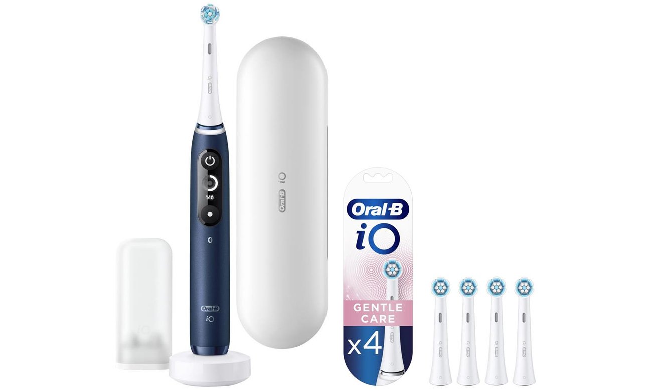Oral-B Szczoteczka iO 7 Sapphire Blue + 4 szt. końcówki iO Sens EB4