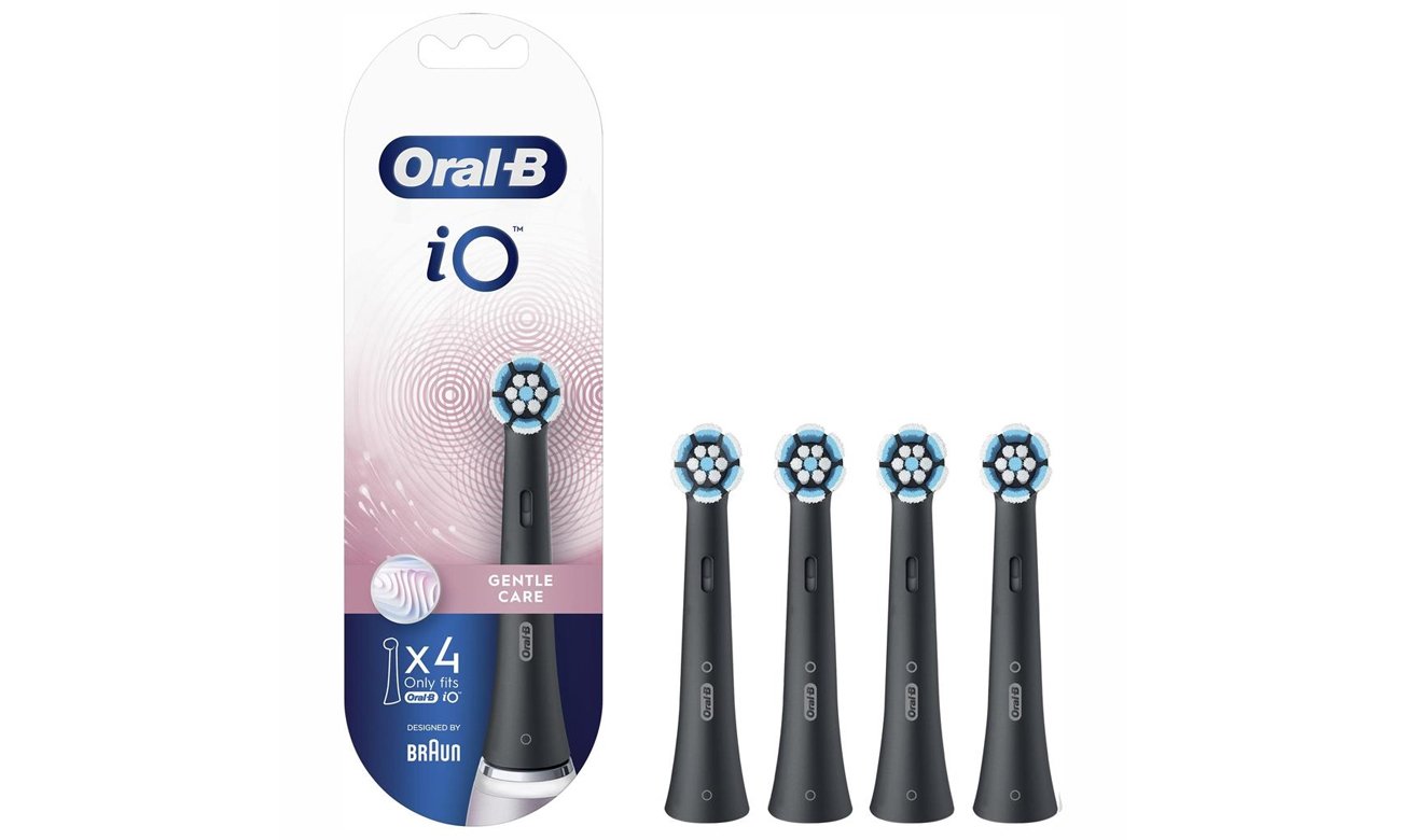 Końcówki do szczoteczki Oral-B iO Gentle Care 4 szt. czarne