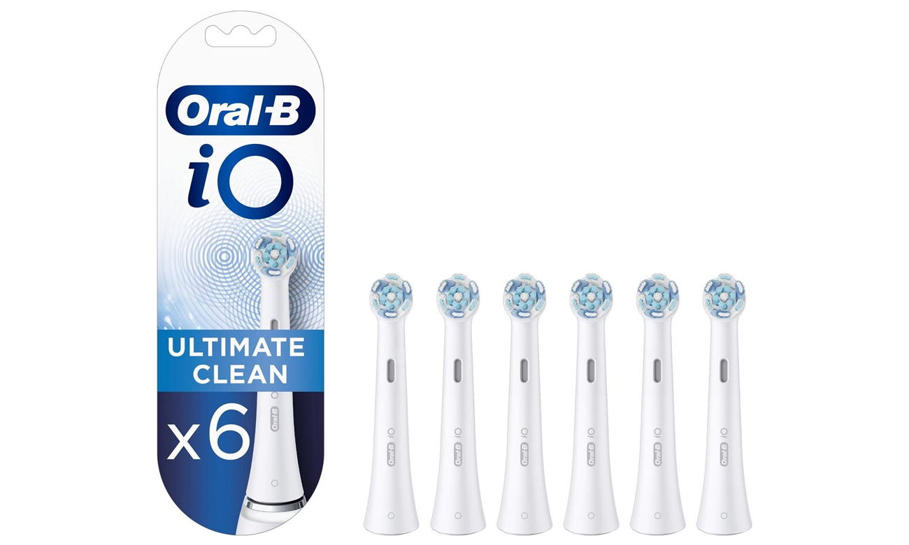 Oral-B IO Ultimate Clean 6 Szt. Biały - Końcówki Do Szczoteczek I ...