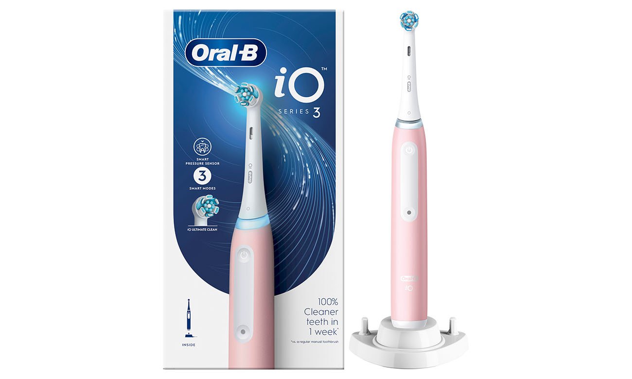 Szczoteczka elektryczna Oral-B iO3 Blush różowy