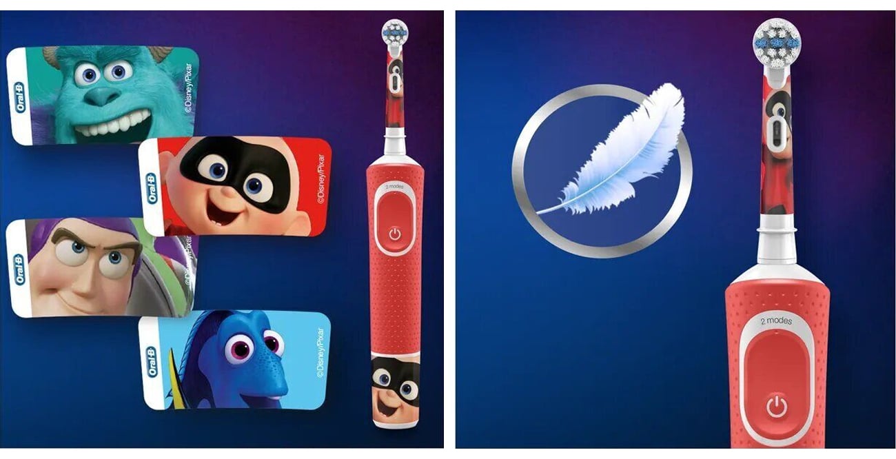Szczoteczka elektryczna Oral-B D100 Kids Pixar + Etui Podróżne