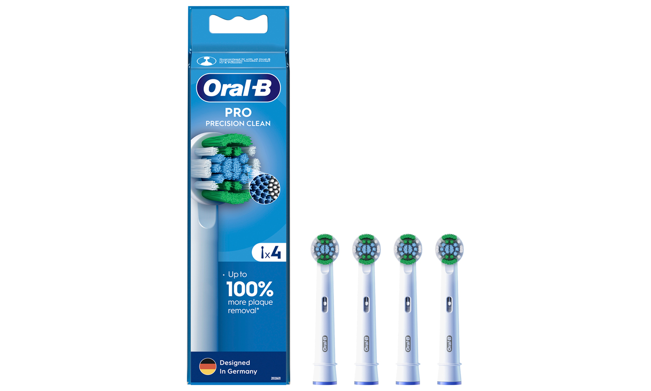 Oral-B Końcówki do szczoteczek Precision Clean EB20RX-4