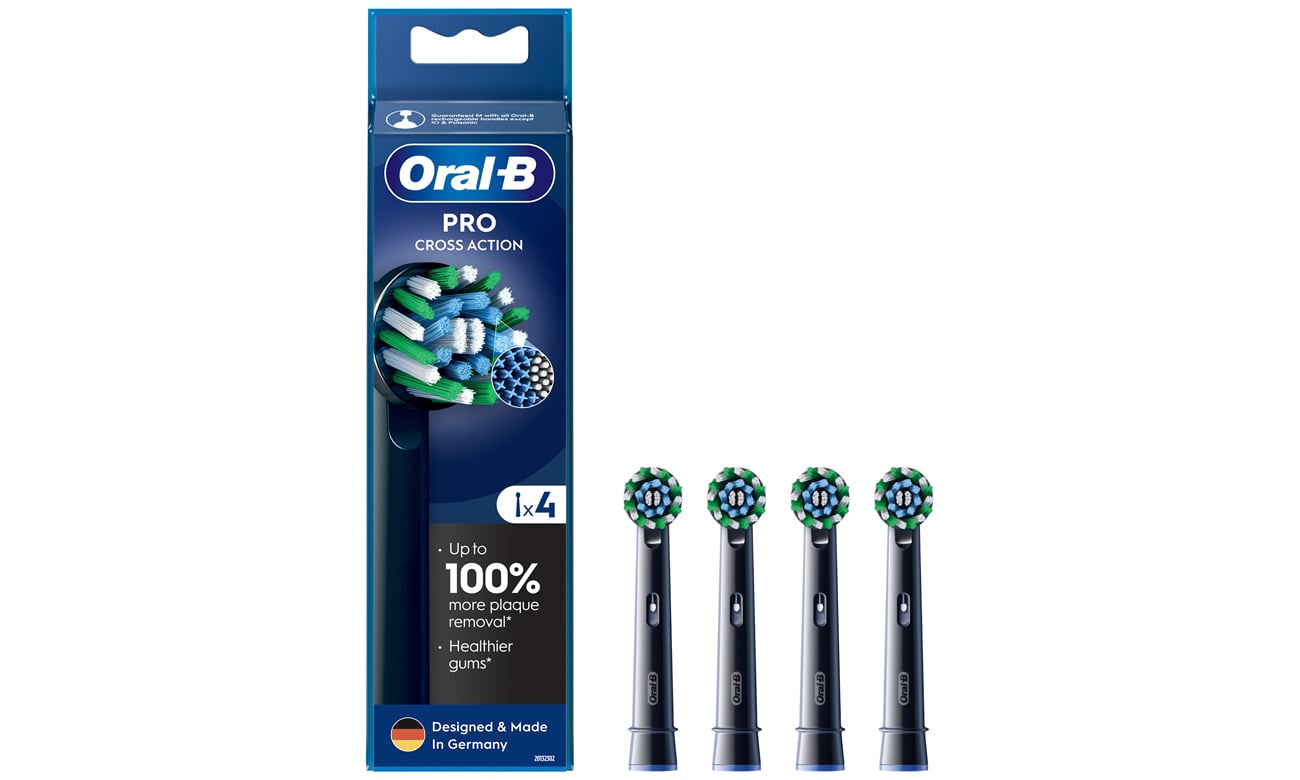 Oral-B Końcówki do szczoteczek CrossAction EB50BRX-4 BK