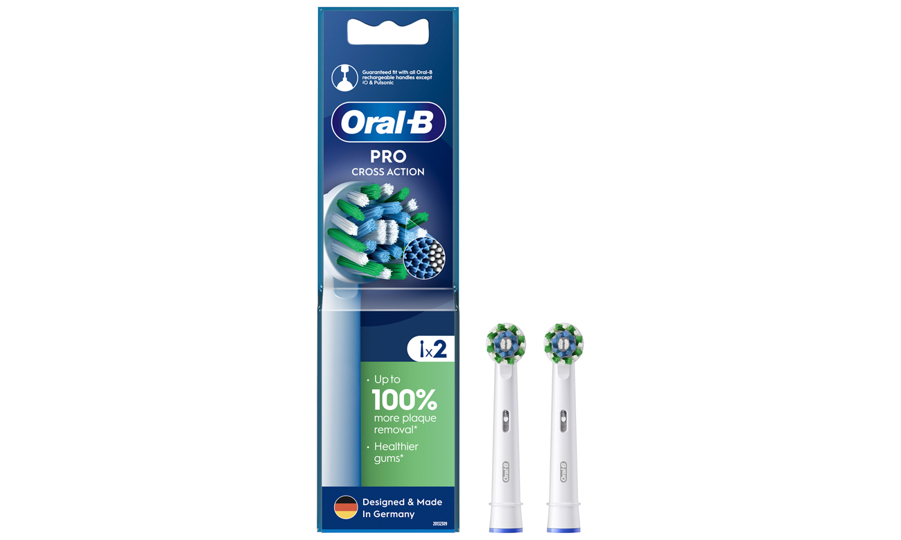 Oral-B Końcówki do szczoteczek CrossAction EB50RX-2