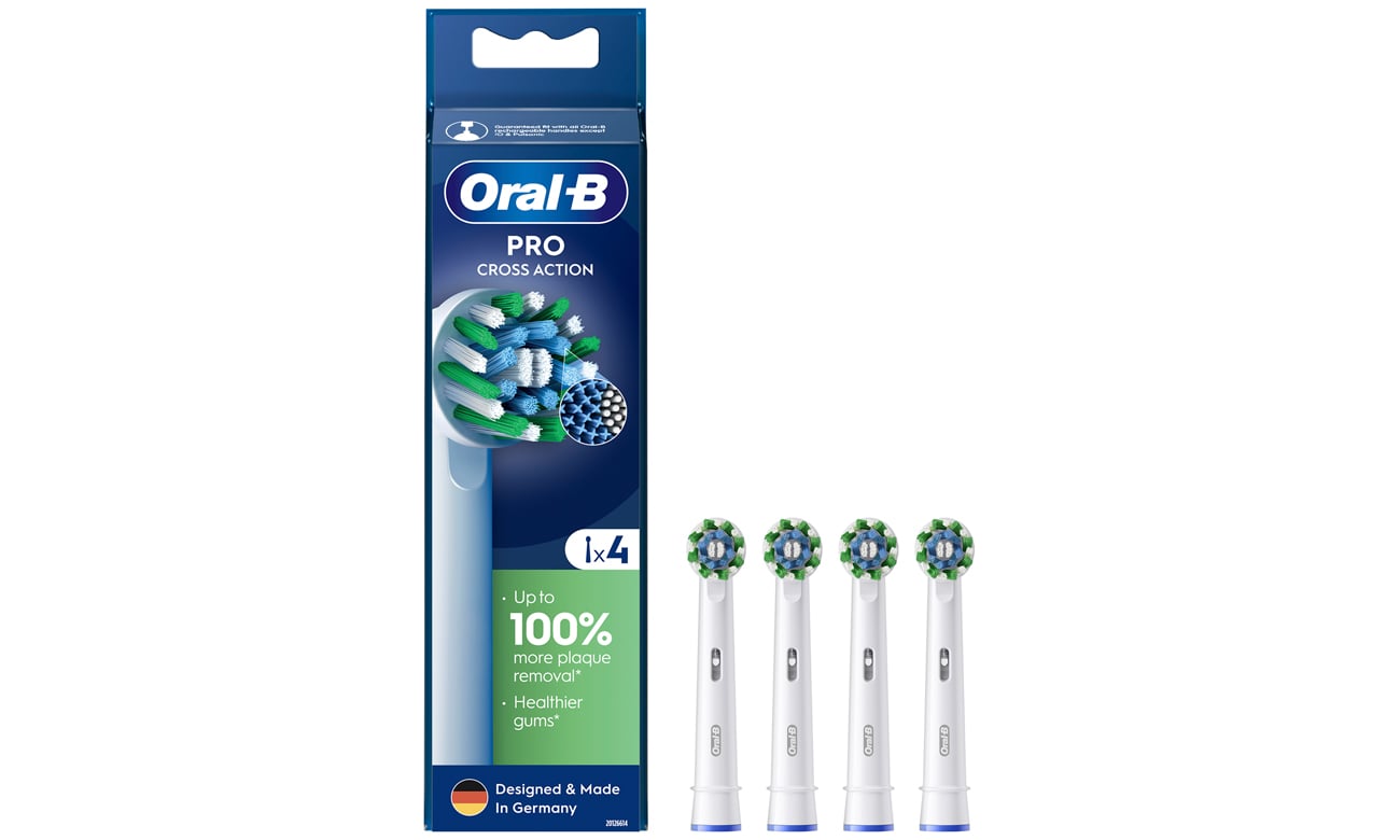 Oral-B Końcówki do szczoteczek CrossAction EB50RX-4
