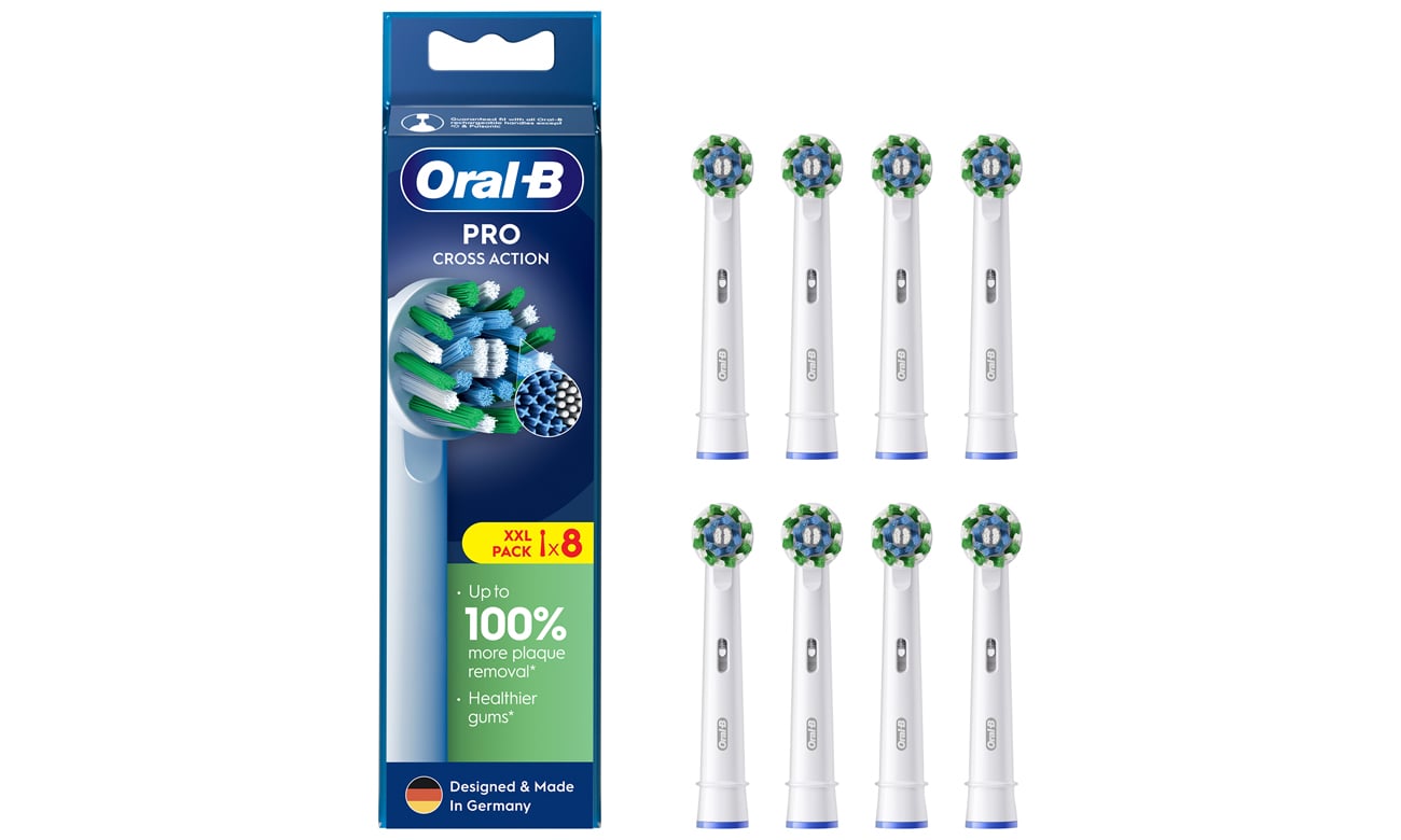 Oral-B Końcówki do szczoteczek CrossAction EB50RX-8