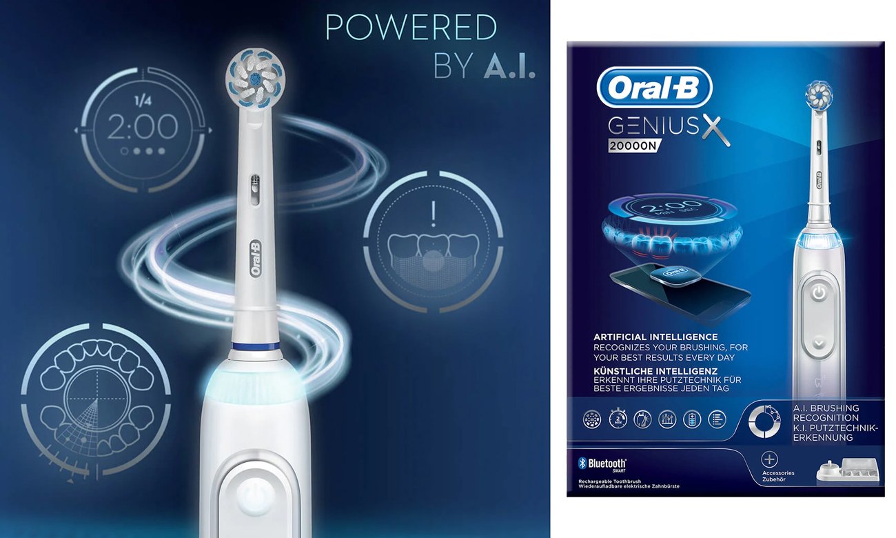 Szczoteczka elektryczna Oral-B Genius X 20000N White Genius 20000 WH