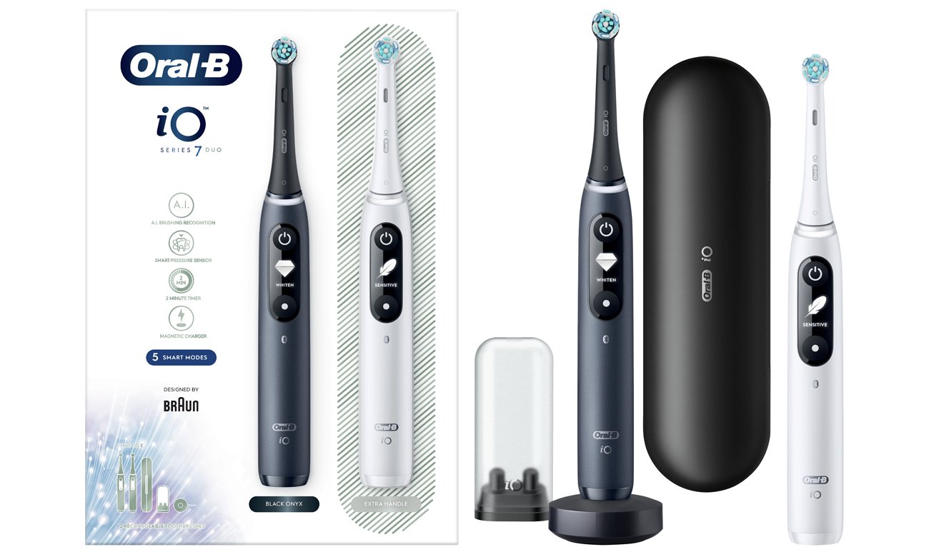 Oral-B Zestaw iO Series 7 Duo Biały+Czarny