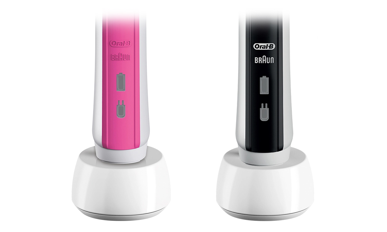 Zestaw szczoteczki Oral-B Pro 2500 Pink Black + Płyn + Pasta