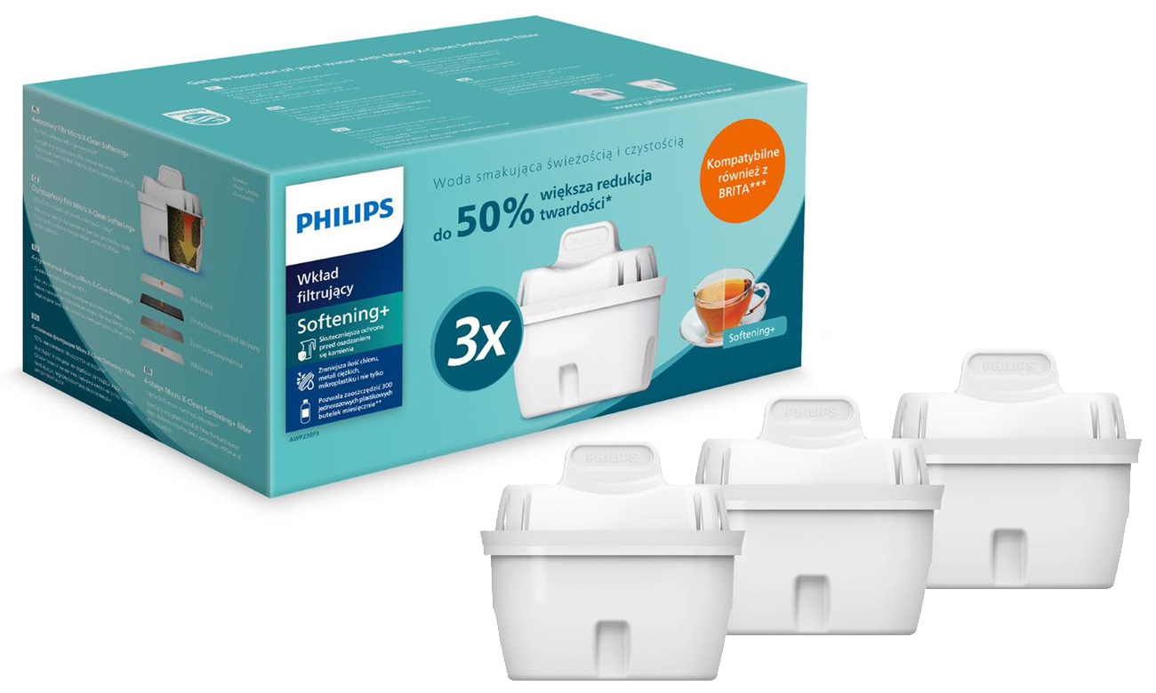 Wkład filtrujący Philips Softening+ AWP230P3/58 3 szt.