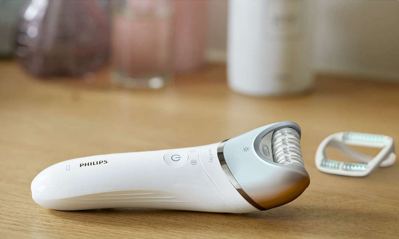 Philips Satinelle Advanced W&D BRE610/00 można korzystać pod prysznicem