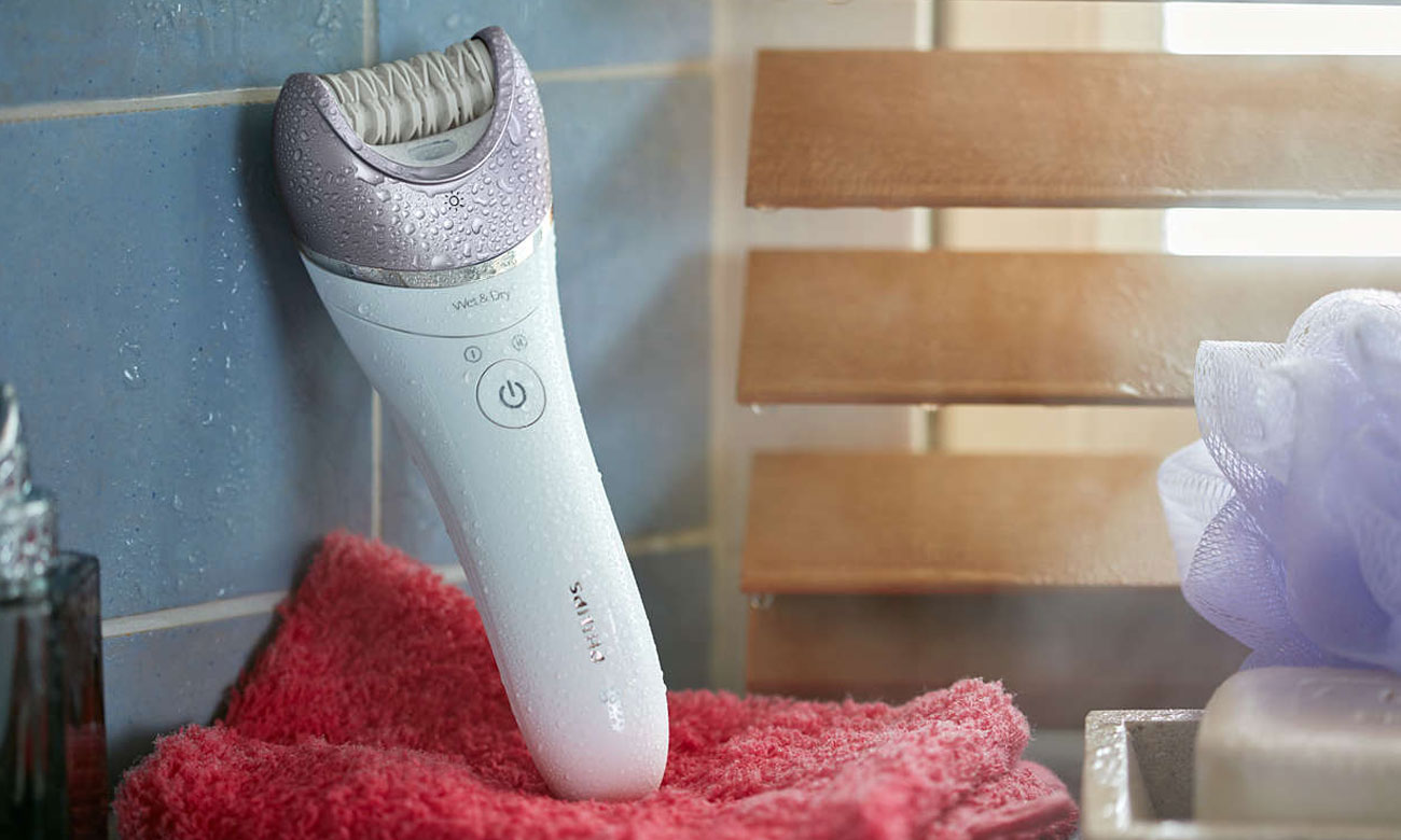 mozliwosc uzytkowania na sucho i mokro Philips Satinelle Advanced BRE35/00