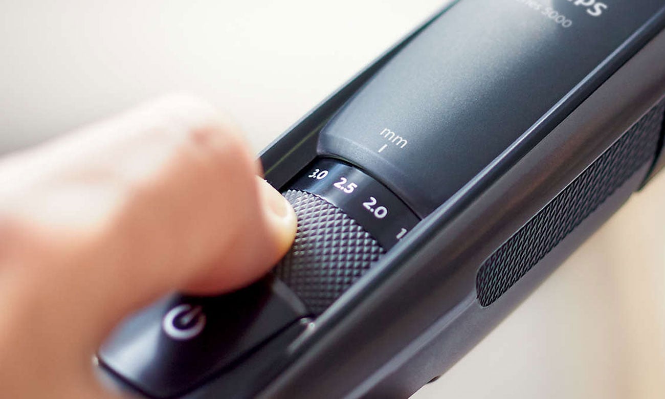 Philips Beardtrimmer Series 5000 BT 5200/15 delikatne wydajne podwójnie ostrzone metalowe ostrza