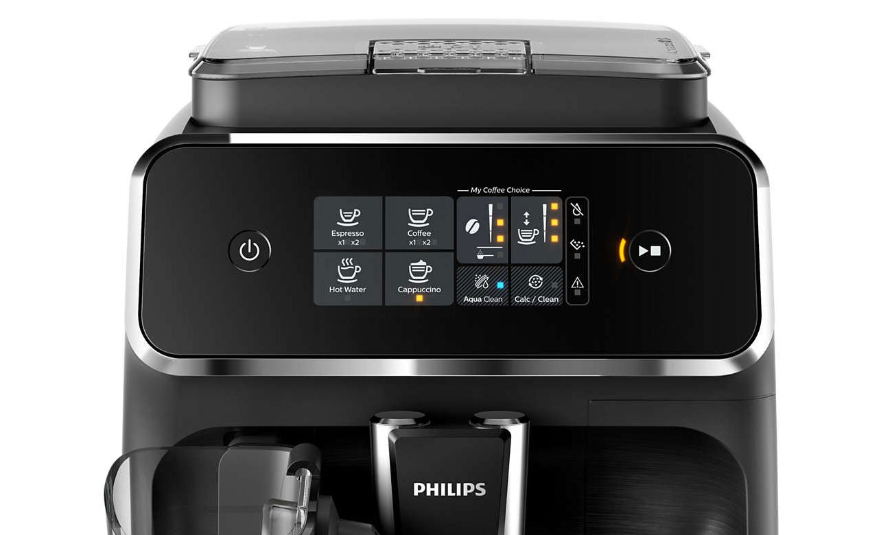 Ekspres do kawy Philips EP2230/10 ma dotykowy panel sterowania