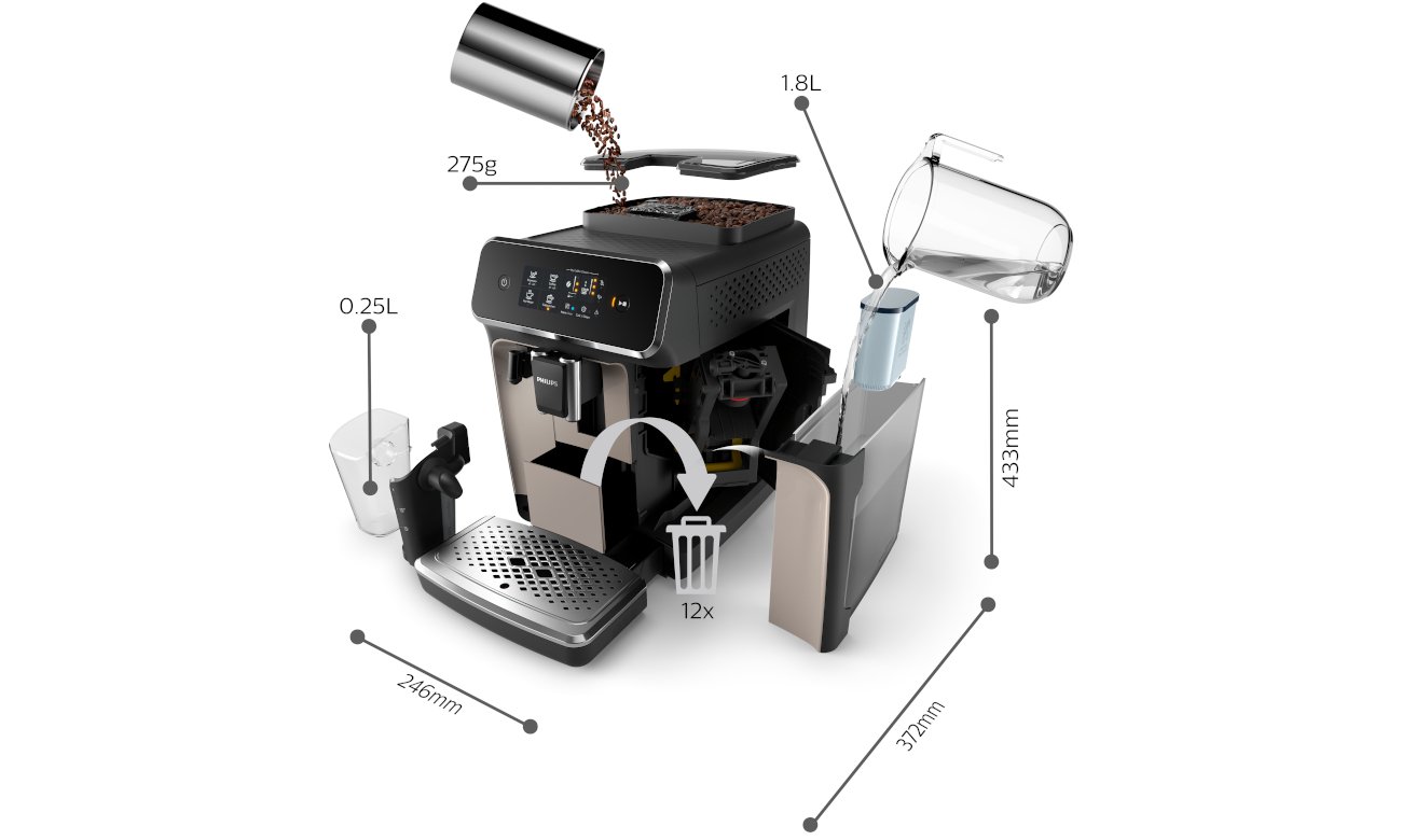 Automatyczny ekspres do kawy Philips EP2235/40 opinie