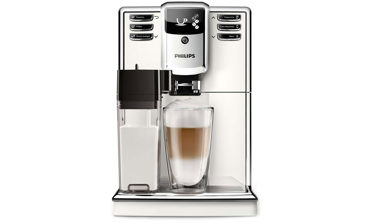 Ekspres do kawy Philips EP5361/10 ma wyjmowaną karafkę na mleko 0,5 l