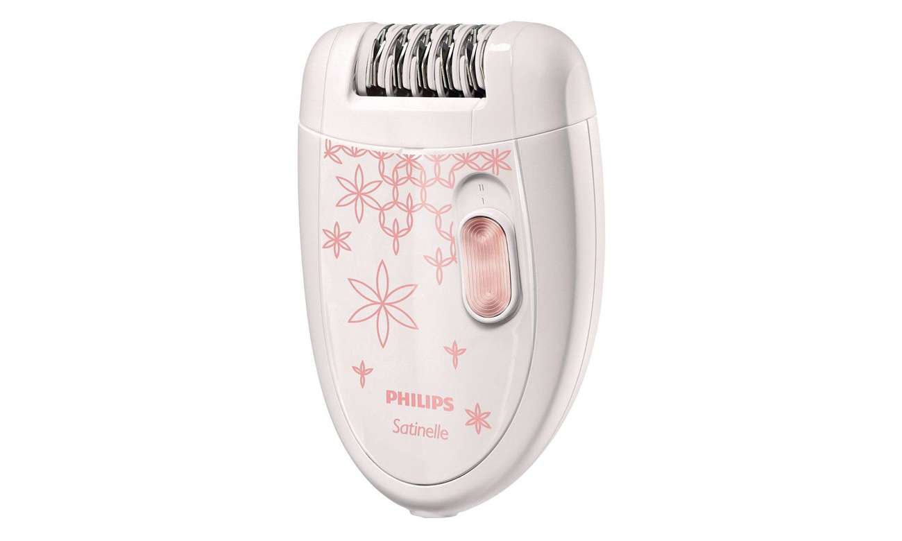 Philips Satinelle HP 6420/00 biało-różowy delikatna depilacja