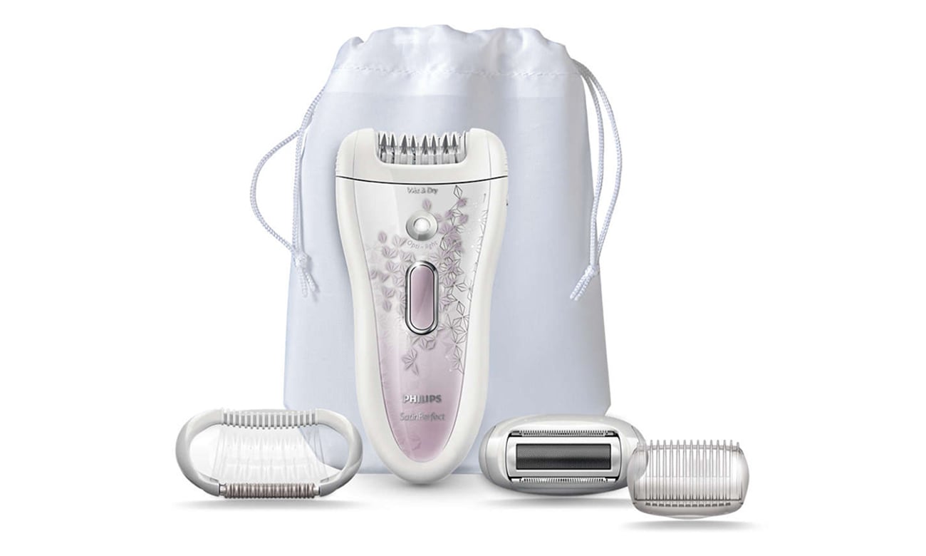 Philips Satin Perfect HP 6577/00 biały bogate wyposażenie