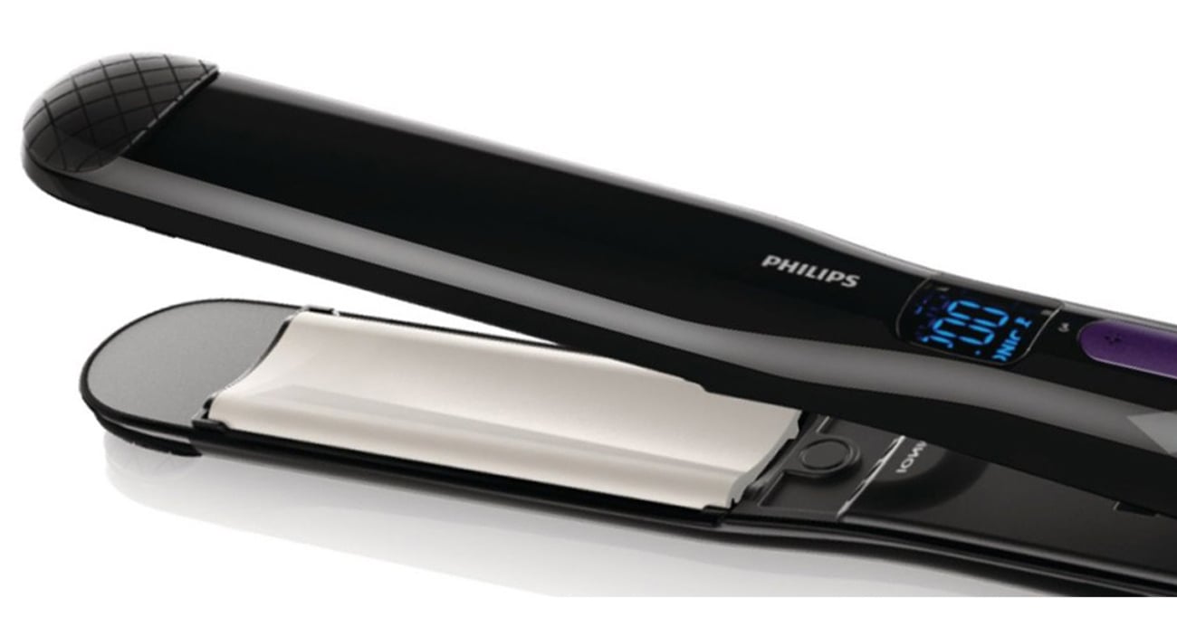 Prostownica Philips Care Straight&Curl HP 8345/00 krótki czas nagrzewania