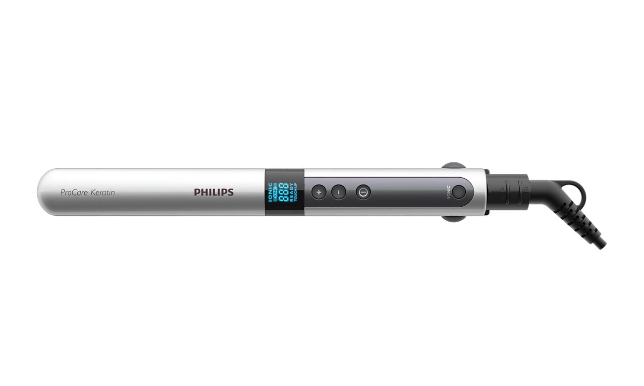 Prostownica Philips ProCare Keratin HP 8361/00 ustawienie temperatury