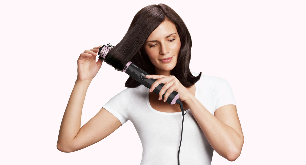 Philips Dynamic VolumeBrush HP8654/00 - optymalna temperatura do tworzenia idealnych stylizacji